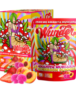 Wunder gummies for sale in stock at best prices, shop 2500MG Amanita Muscaria mushroom ​gummies online at ourwunderlandshop best online wunder gummie shop.